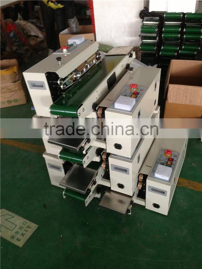 Widely used aluminium foil bags heating sealing machine price