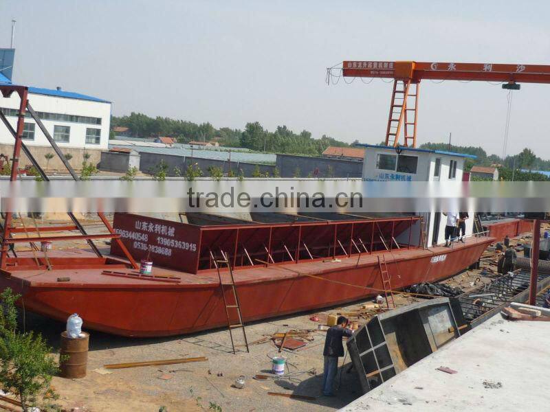 Self propelled river sand transport barge,transportation boat