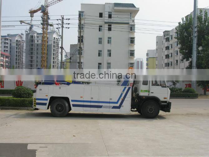 dongfeng 6 wheels wrecker towing truck for sale
