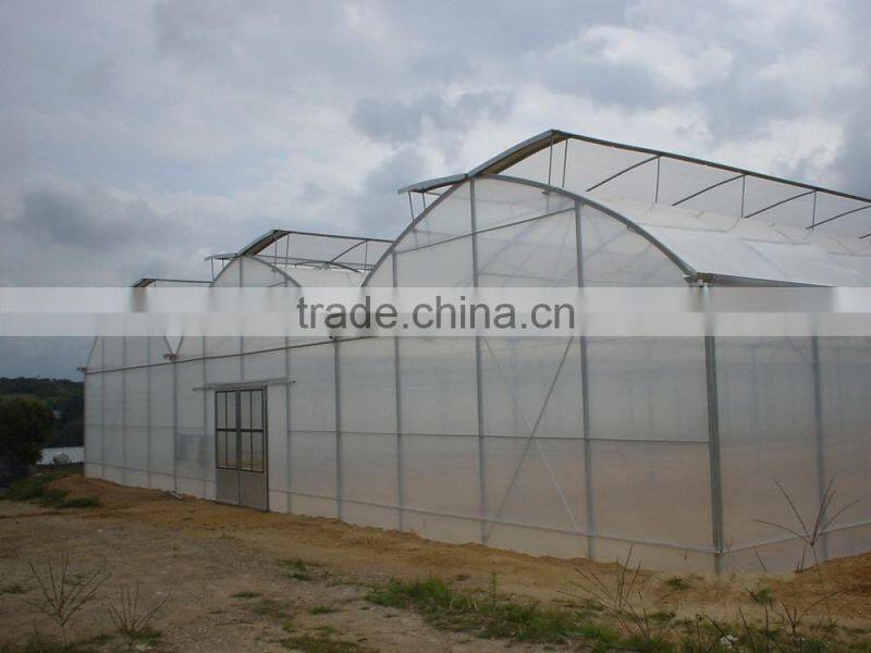 Low cost metal green houses