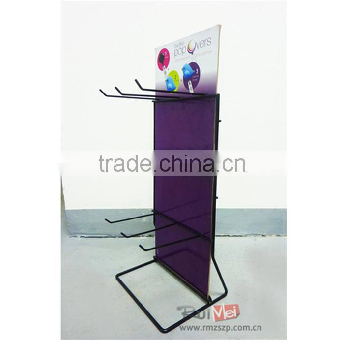 Customized 4-Tier Counter top Metal Wire Stand Rack Eyelash Display