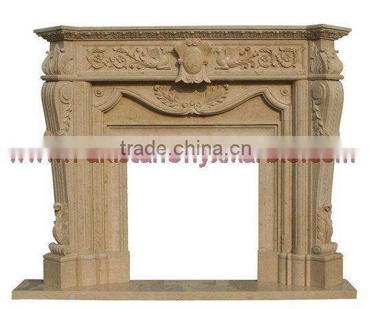 LUXURY DESIGN MARBLE CARVED FIRE PLACES