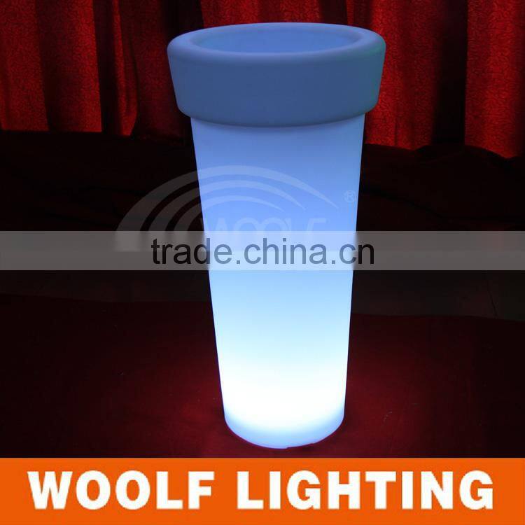 Outdoor Garen Solar Powered Waterproof LED Lighting Flower Pot