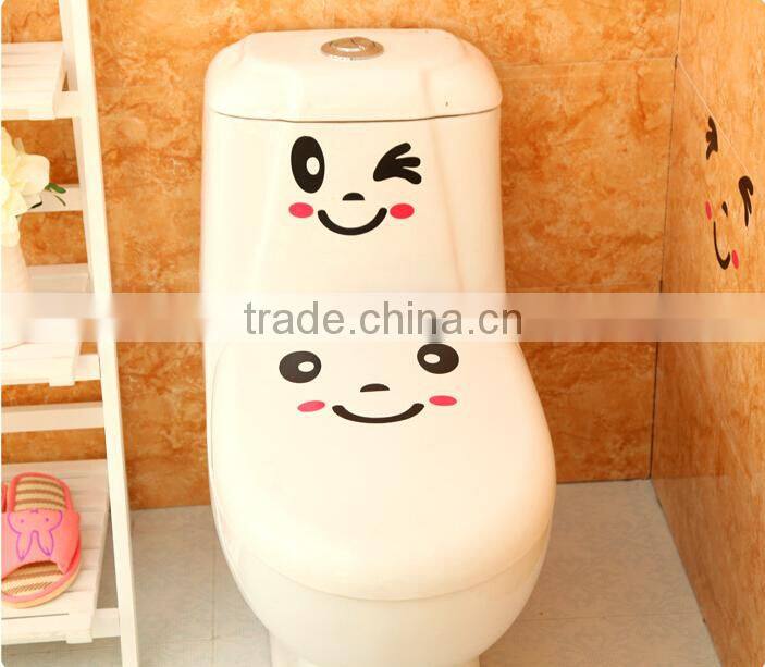 Q093 wholeale creative decoration sticker toilet seat