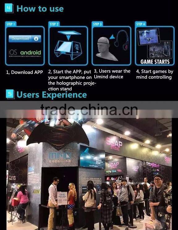 2017 Newest Innovative UMind Machine Mind Control Music/Painting/Motion Mind Visualization Machine, Mind Wave Training Device