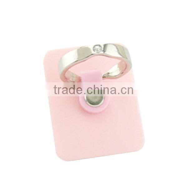 Silver drill ring mobile phone ring stent