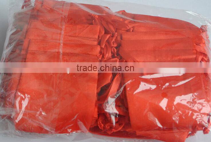 beautiful red satin candy bag christmas