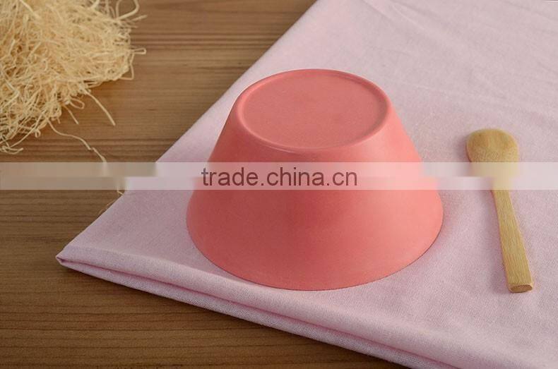 large new Eco-friendly bamboo fibre dishes disposable bowls