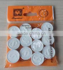 Cheap Fancy Compressed Terry Towel Coin 100% Cotton With Customed Pattern Embossed