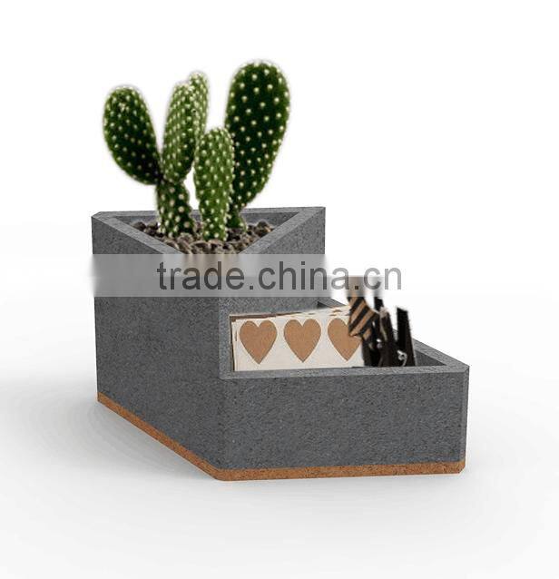 GEO succulent cement or concrete pot succulent flower pot