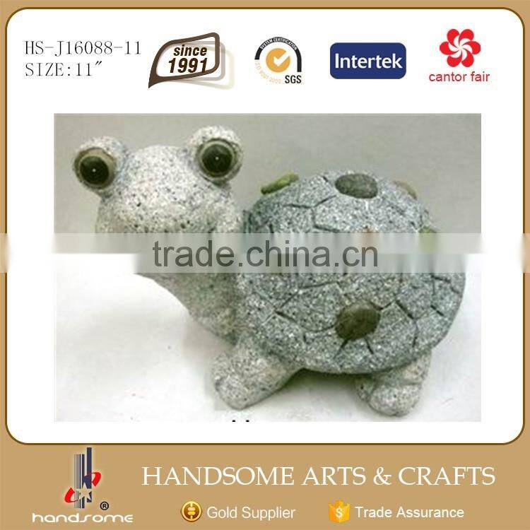 11 Inch Large Frog Garden Ornaments Animal Fiberglass Animal Statues