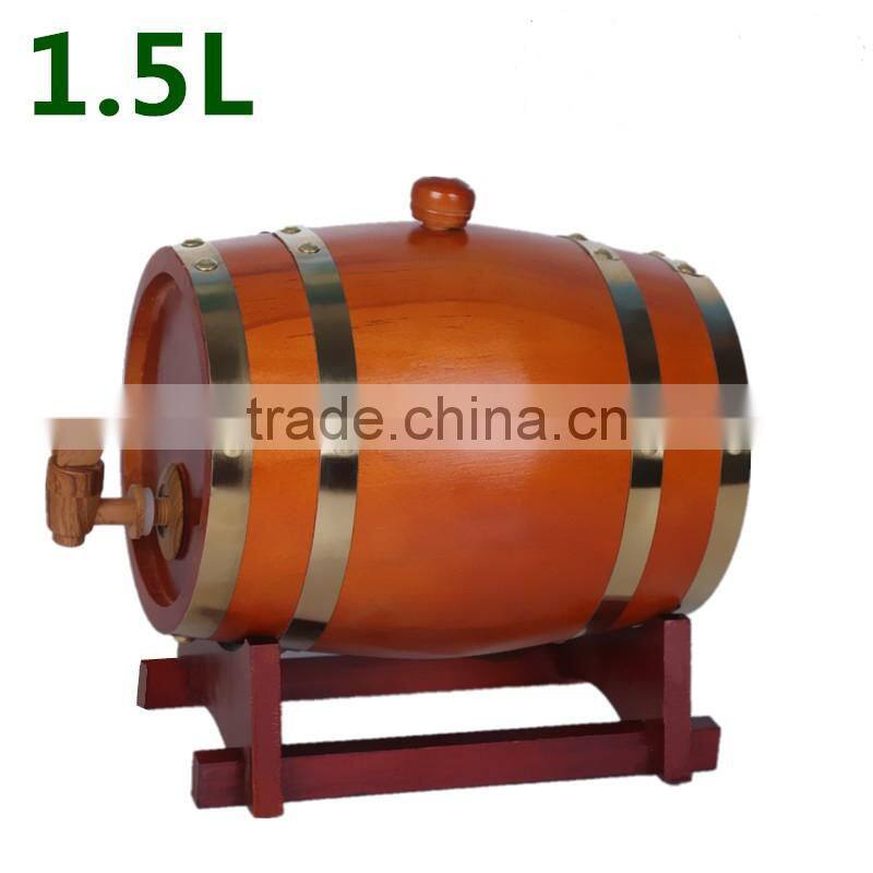Hot sale custom wine barrel display
