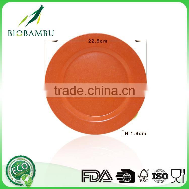 Green technology Food grade Professional Bamboo Fiber Plates