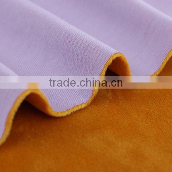 Thermal underwear knitting fabric one side brush for winter clothes