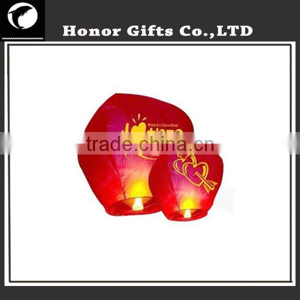 2015 Best Fashion Flame Resistant Wedding Sky Lantern Chinese Paper Lantern