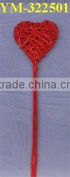 wicker bird decoration with long hand