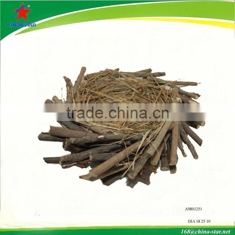 natural twig wooden bird nest