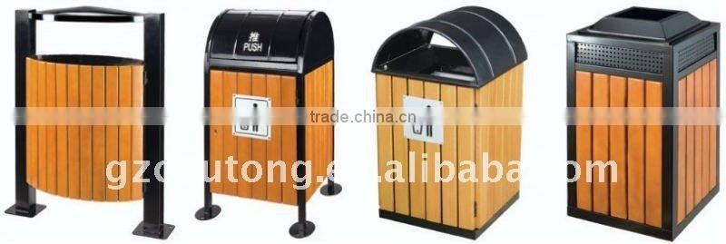 Newest design Hotel outdoors amenities rubbish bin