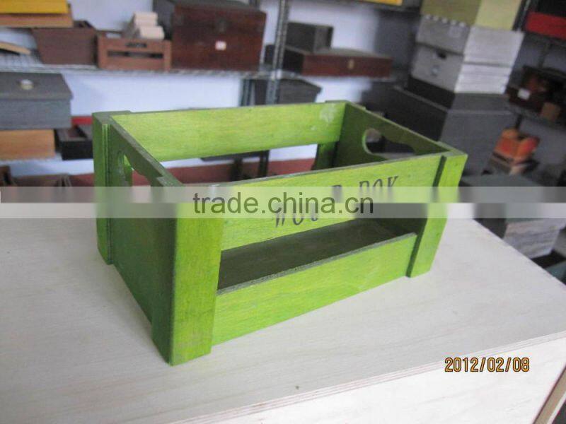 Ancient wholesale colorful wooden gift boxes
