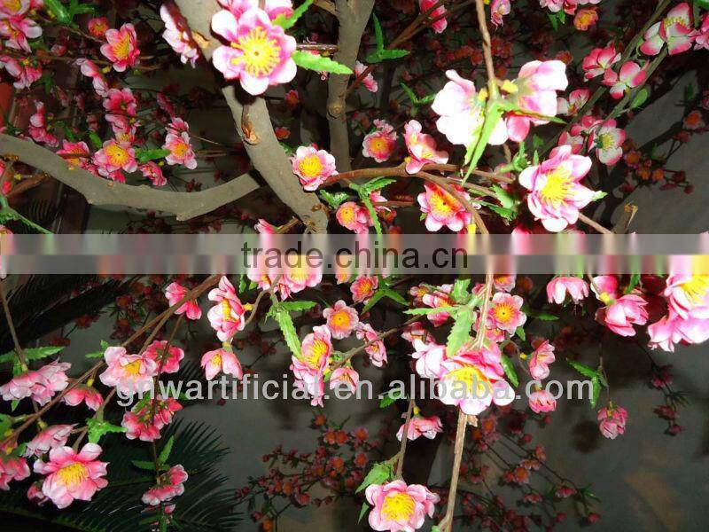 BLS010 GNW peach blossom tree 7ft pink color for holiday decoration