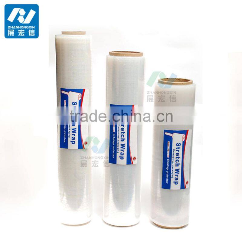 Pallet stretch 17 micron 300m,lldpe stretch film wrapping