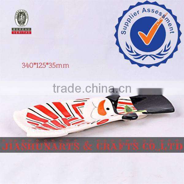 Christmas Snowman Decorative Ceramic Plates