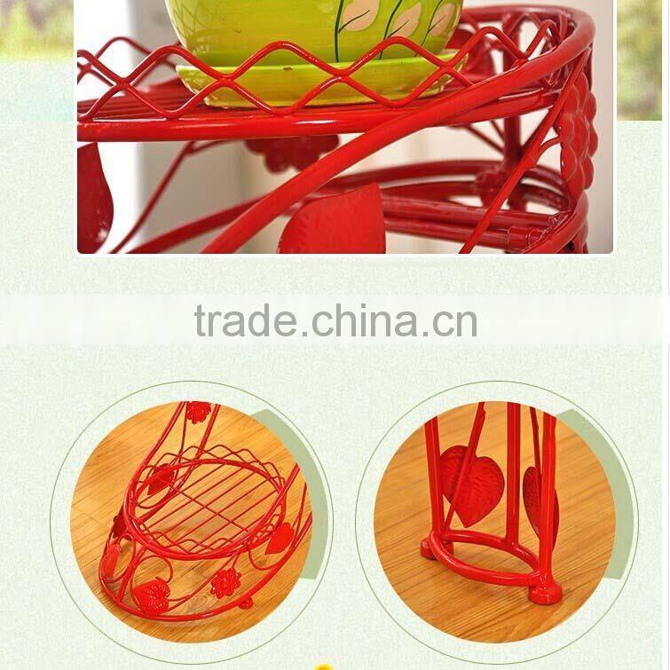 2016 custom high-heeled shoes shape iron decoration flower display stand