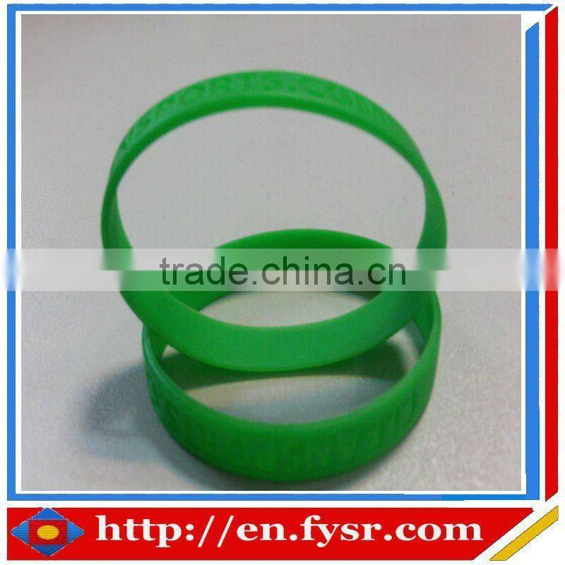 special colored silicone sport wrisband for boys