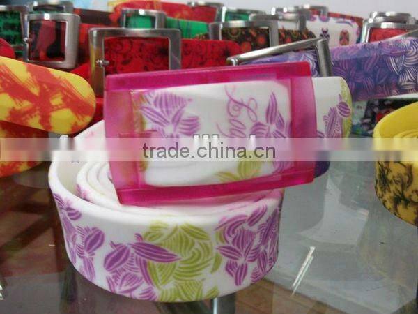 Candy Color Silicone Rubber Golf Belt