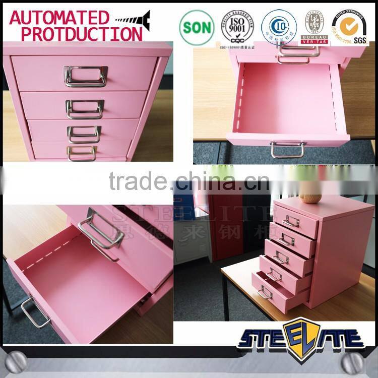 Steelite company steel 5 drawer cabinet on the table