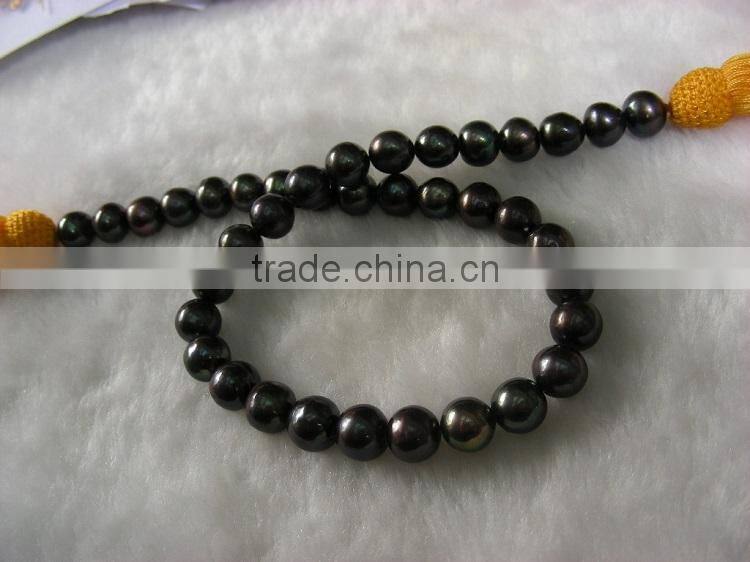 9-10 mm brown freshwater pearl strand