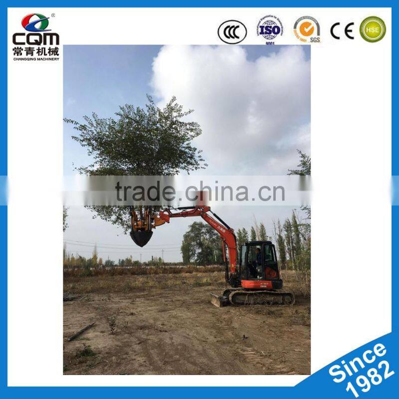 Hydraulic spade/ garden spade machine for crawler skid steer loade