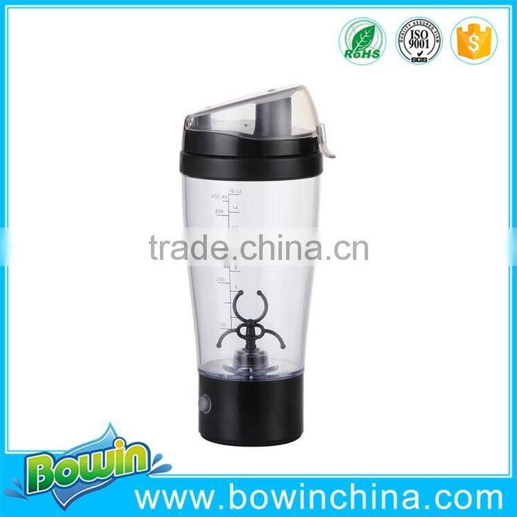 2016 new products protein shaker bottle self stirring cup