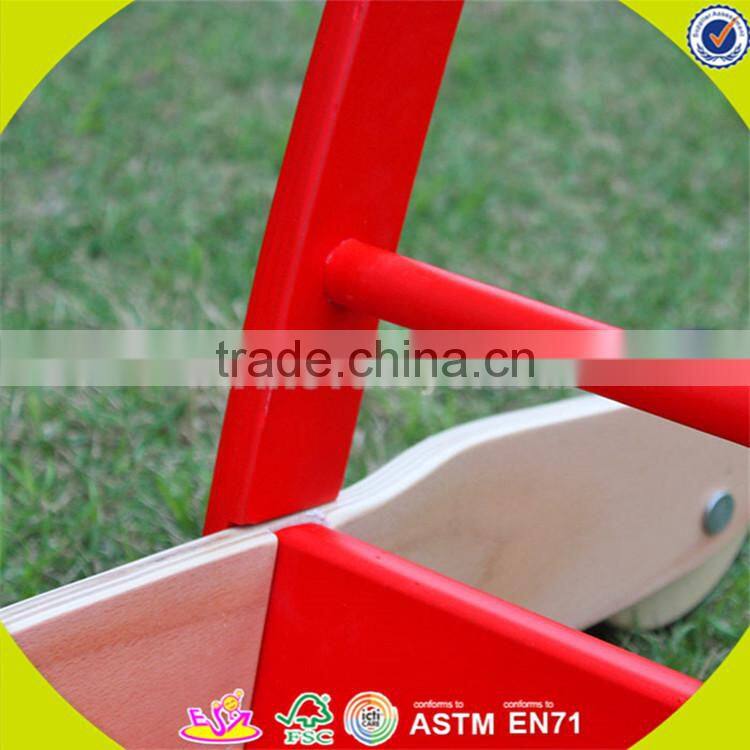 wholesale multi colored wooden blocks toy car for kids superior quality wooden blocks pull car toy for baby W13C014