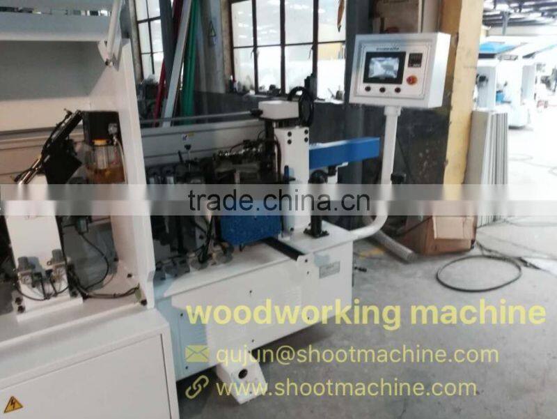 Applies the full-automatic edge banding machine (corner rounding function) SH450D with Panel width >=80