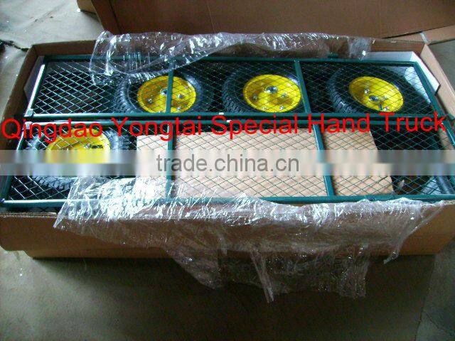 Steel Mesh Garden Wagon Cart