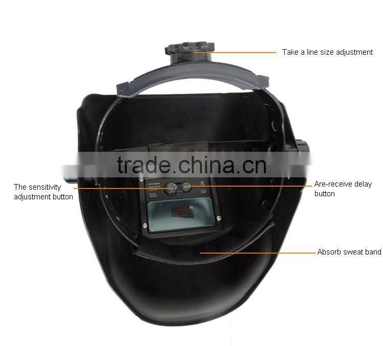 Auto darkening welding helmet custom