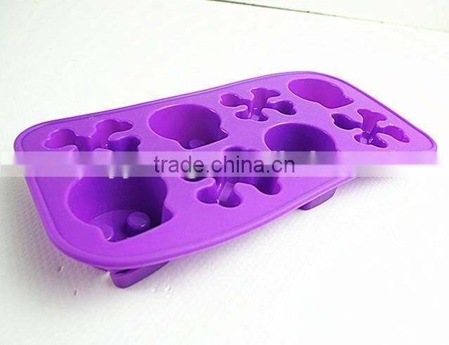 10116human skeleton halloween silicone mould
