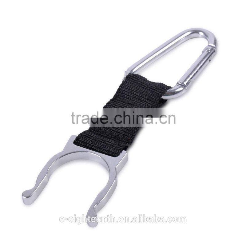 new 2016 higgh quality Water Bottle Holder Outdoor Travel Sports Carabiners Water Bottle Holder Keychain Buckle Hook