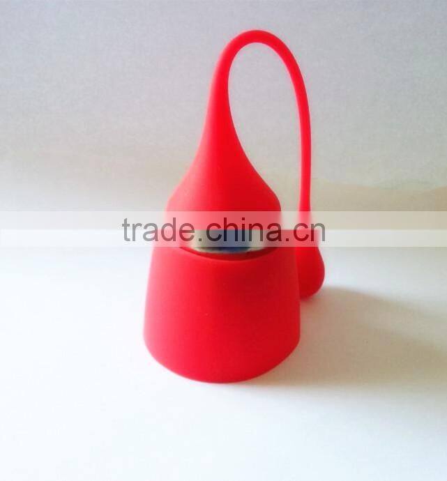 2015 Hot selling Creative FDA/LFGB silicone tea infuser/tea strainer/stainless steel tea infuser