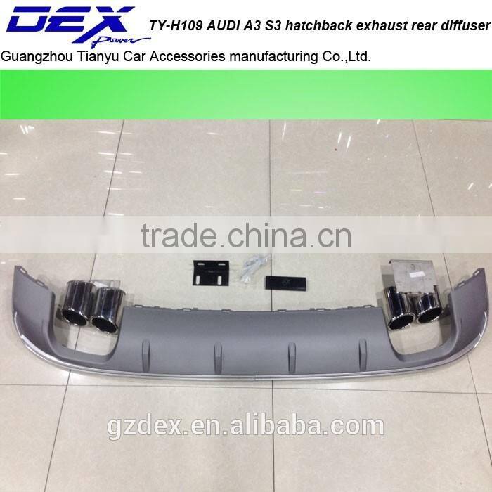hatchback rear diffuser for A~udi A3 S3