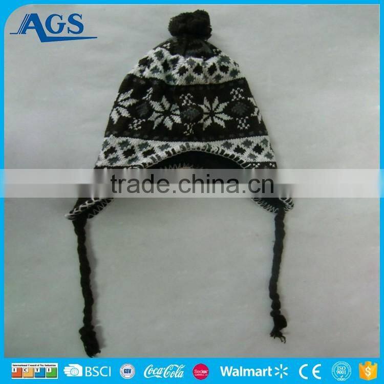 Modern girl stylish winter hat to keep warm