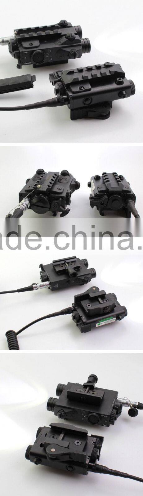 ES-FX103-LR Tactical compact square combo of red laser sight with led flashlight