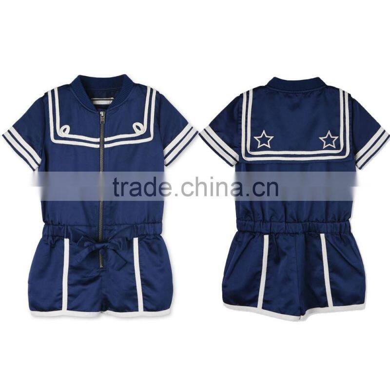 Unisex Majorette Blue Mel All In One Baby Bodysuit Romper Childrens Boutique Clothing HSr5109