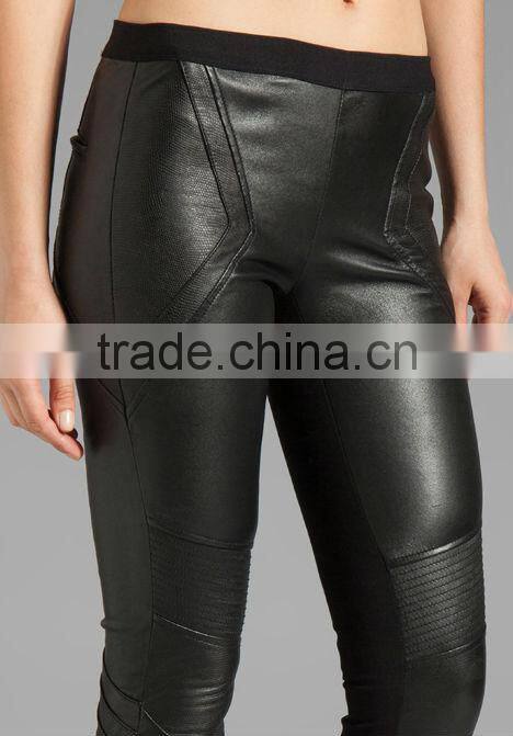 13PT002 Latest fashion PU pants