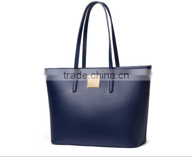 2016 trend women leather handbag lady bag factory