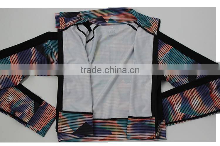 Wholesale Custom Women Fashionable Sports Dry Fit Running Jackets