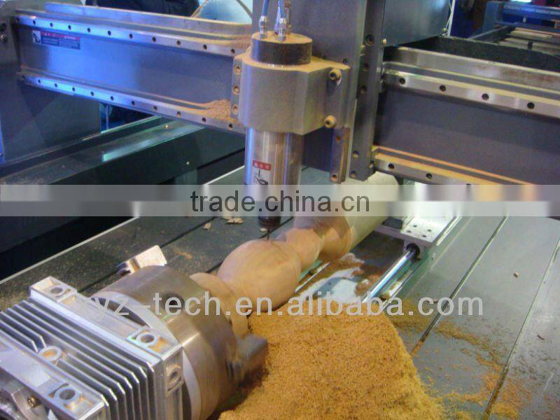 China 3d stepper motor milling 1325 cnc router wood carving rotary axis machine