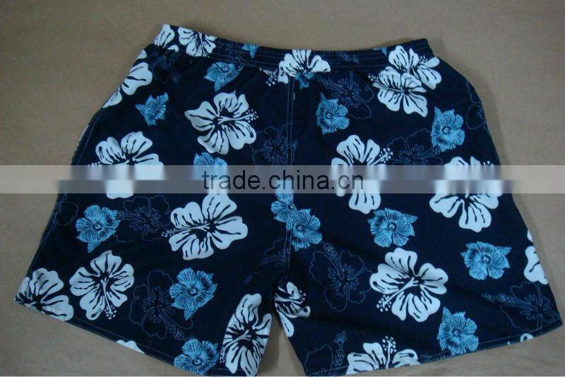 cheap men's printed swimming shorts stock boardshort stock beach shorts