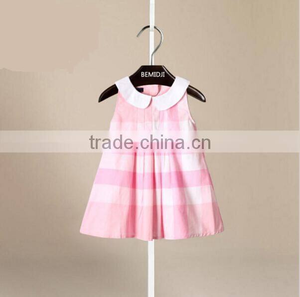 2017 New arrival baby Clothes wholesale hot sale cotton cheap Children's Boutique fashion 3-5 year old baby girl party dress